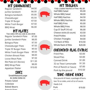 This is our main menu!