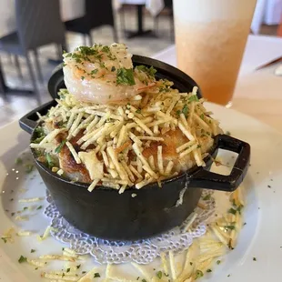 Cheesy Shrimp Rice Pot &amp; Brazilian Cherry Juice