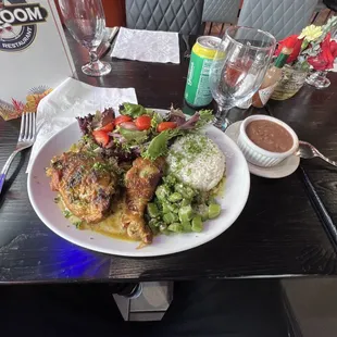 Chicken stew Friday lunch special. Juicy chicken