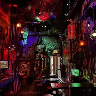 the interior of a restaurant