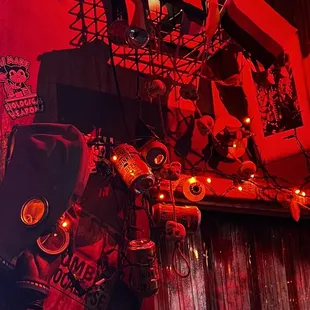 a man in a top hat and steampunky costume