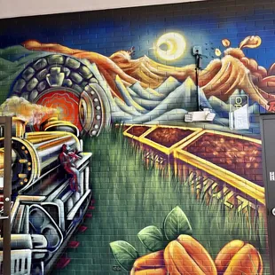 Entry mural