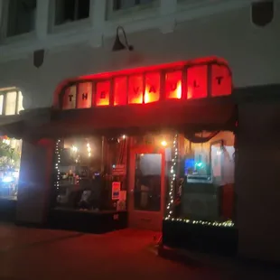 the outside of the building