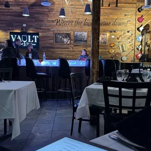 Interior of the restaurant