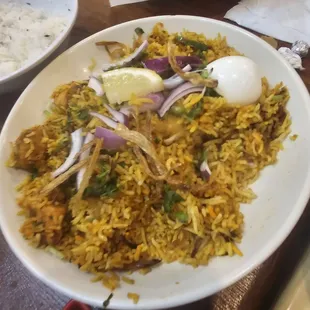 paella, food