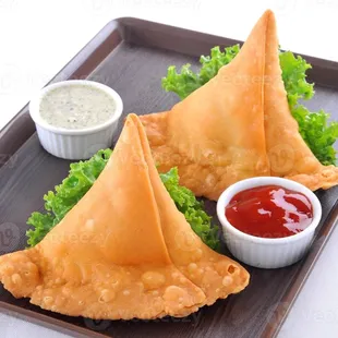 a plate of food