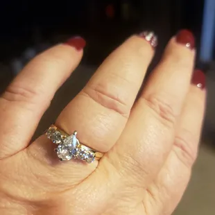 My beautifully repaired rings