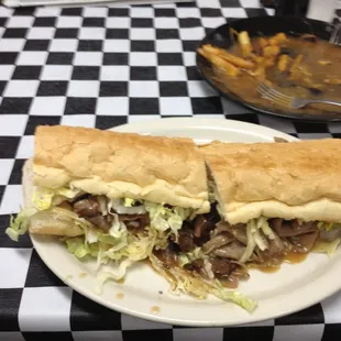Roast beef poboy.