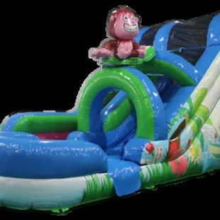 monkey splash 15' Slide Can be wet or dry