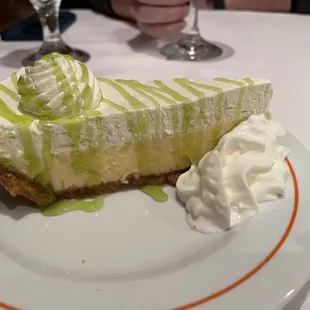 Key lime pie was delicious!