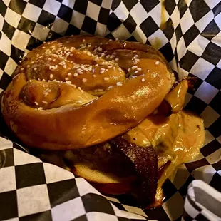 The Beer Cheeseburger (again photo doesn't do it justice - I was too hungry to care lol)