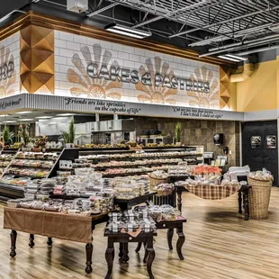 the interior of a grocery store