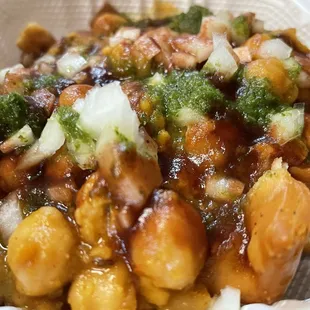 Samosa chaat