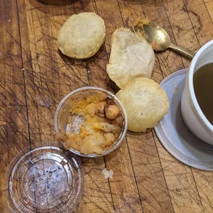 Pani Puri, but i gobbled up 4 or 5 puris already on my drive.