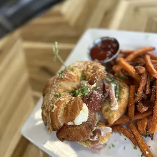 Parmesan Chicken Pesto Croissant