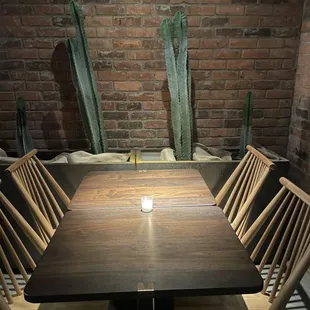 Interior has a great dark mood yet casual upscale vibe?