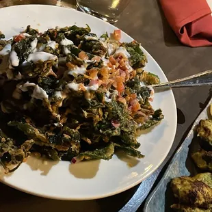 Crispy Spinach Chaat (GF)