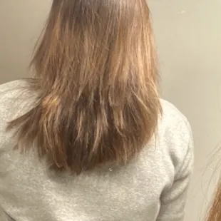 Macy ruined my hair.
