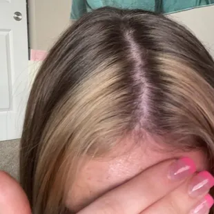 my hair TWO days after my appointment
