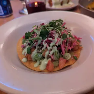 Chili Shrimp Tostada