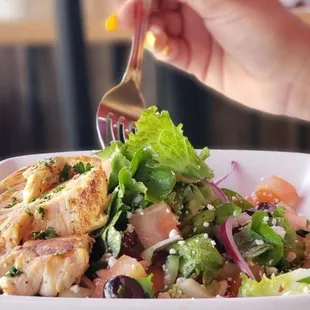 Chicken Greek Salad