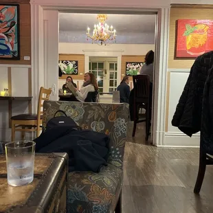 Upstairs dinning area.