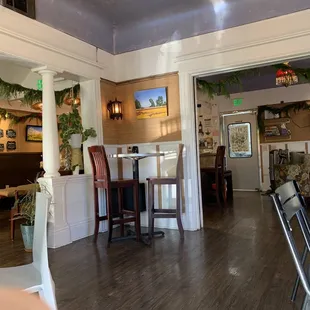 Interior dinning space.