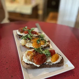 Tomato Confit Bruschetta