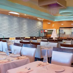 Our tables are set and ready!
