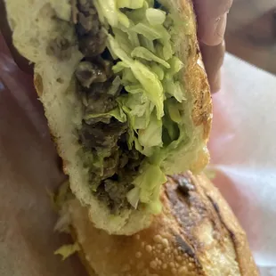 Carne Asada Torta- so good and fresh. Very filling