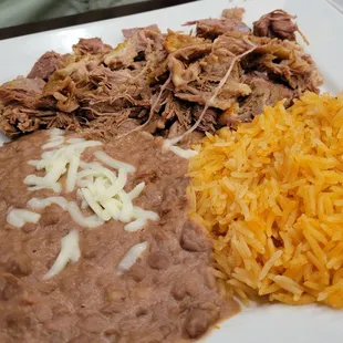The lamb barbacoa.  A nice big portion.