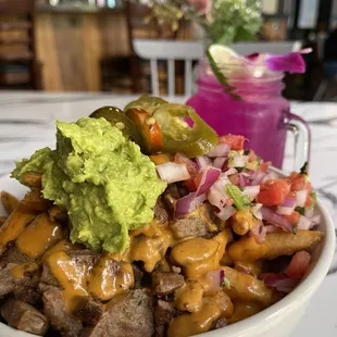 Carne asada fries