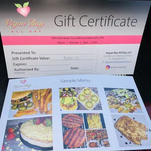 Our gift certificates make the best gifts! Choose your gift certificate amount ranging from $20-$500.