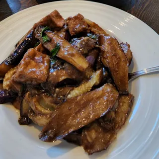 Satay Eggplant & Tofu