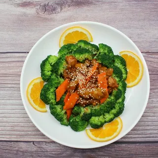 Orange Vegan Chicken