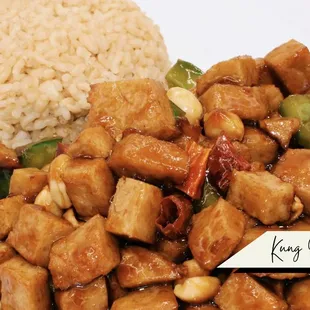 tofu and rice