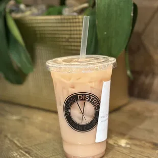 Rose Green Milk Tea