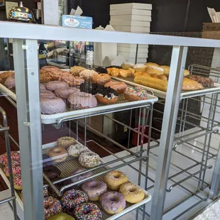 Donut displayed to perfection, at the end of the day