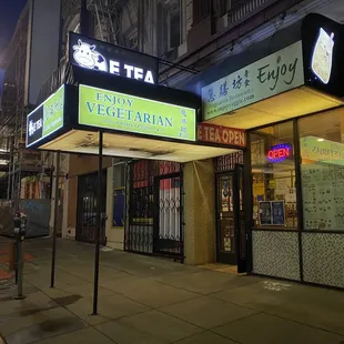 Front of the restaurant