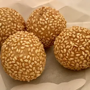 Complimentary Sweet Sesame Balls