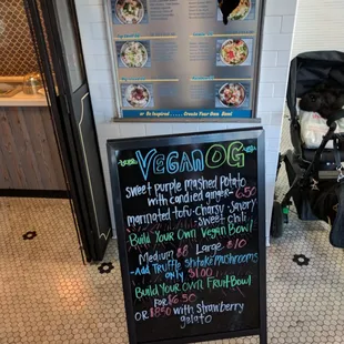 vegan poke OG sweet purple mashed potato with candied ginger