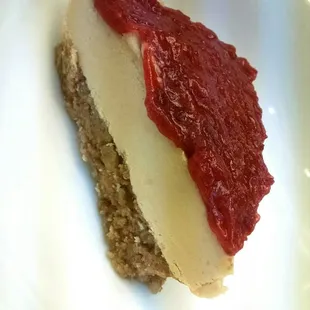 Vegan strawberry cheese cake