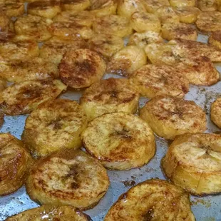 Baked plantains.