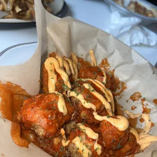 Buffalo cauliflower wings