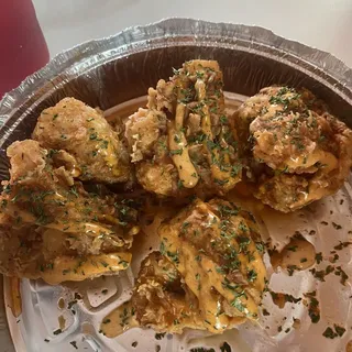 Citrus Mango Cauliflower Wings