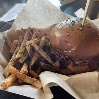 Nashville Hot Chick'em Sandwich + Fries