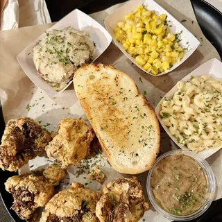 Smashed New Potatoes