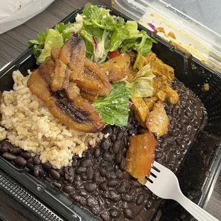 Spicy Curry Tofu Combo Plate