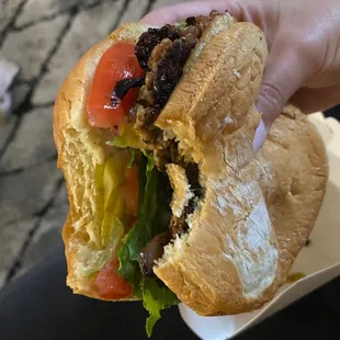 The Silikedelic Mushroom Burger