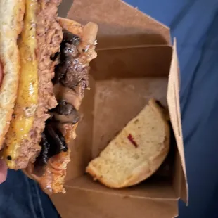 The Veganator Patty Melt. ... Yummy!!